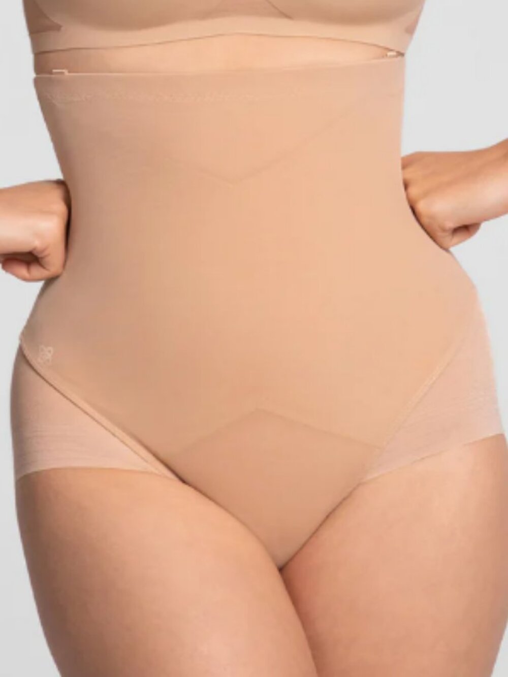 Honeylove Superpower Brief 1X New sand Women Plus Size Shapewear Shaping Bottom